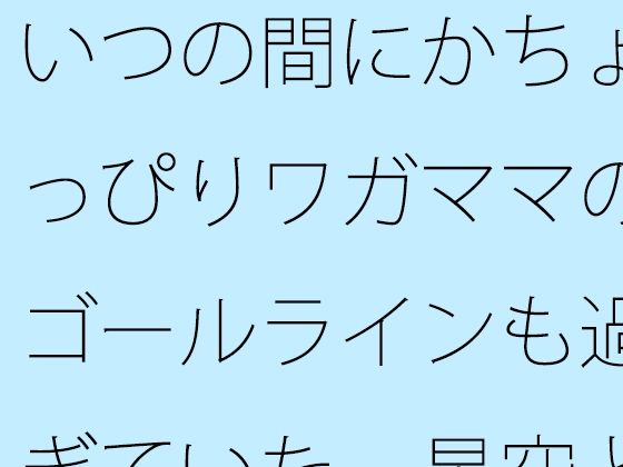 【無料】いつの間にかちょっぴりワガママのゴールラインも過ぎていた 星空と草原の下・・・・ 【d_522616zero】