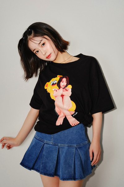 fig_24080615101816 【MINAMO】SANTAGIRLS TEE BLACK/XLサイズ