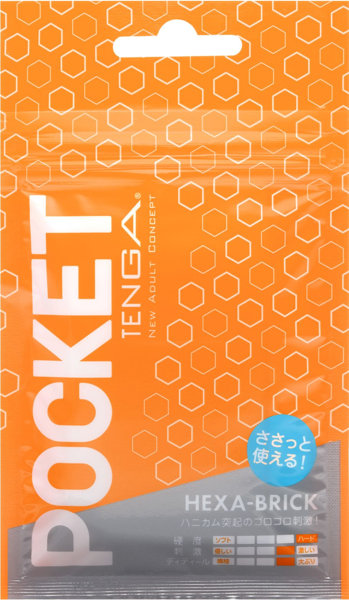 POCKET TENGA HEXA-BRICK 【hole7609】