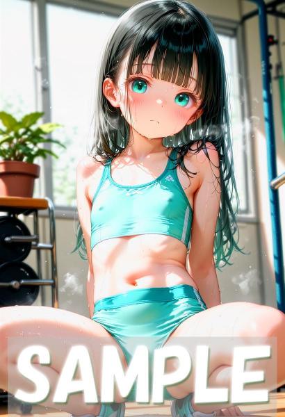 storeafi00368j598ue9c4s A4サイズ （高画質）ポスター オリジナル アニメ キャラ 同人 水着