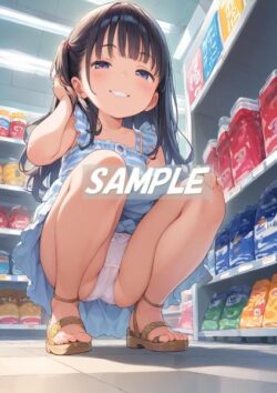 storeafi003683wonb76tk7 A4サイズ （高画質）ポスター オリジナル アニメ キャラ 同人 水着