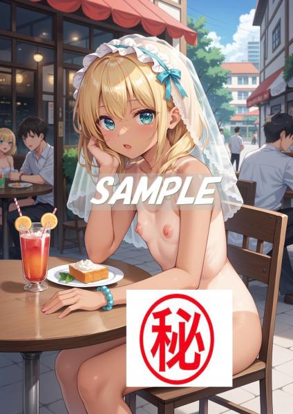 storeafi003686knvpl81gr A4サイズ （高画質）ポスター オリジナル アニメ キャラ 同人 水着