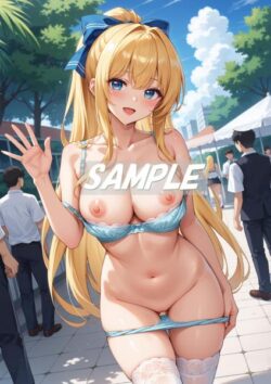 storeafi00368d4w6w5fcr5 A4サイズ （高画質）ポスター オリジナル アニメ キャラ 同人 水着