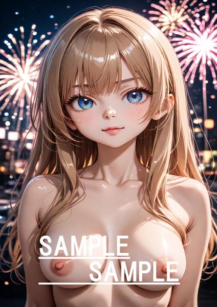 storeafi00368dop97ve2ii A4サイズ （高画質）ポスター オリジナル アニメ キャラ 同人 水着