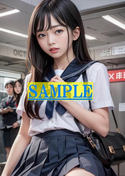 storeafi00368pp17djs5md A4サイズ （高画質）ポスター オリジナル 美人 制服