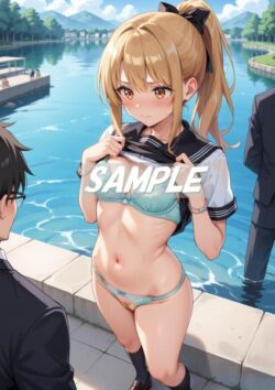 storeafi00368tj8p8f5drl A4サイズ （高画質）ポスター オリジナル アニメ キャラ 同人 水着