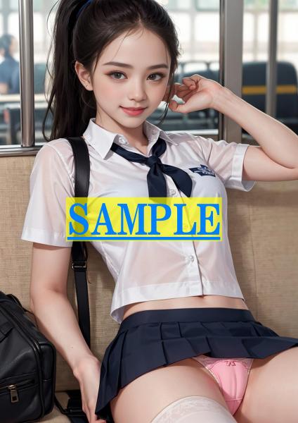 storeafi00368xn1nzqgtcr A4サイズ （高画質）ポスター オリジナル 美人 制服