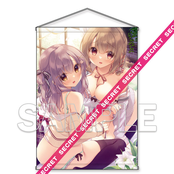 fig_0003599 ゆき恵描き下ろし「どっちとする？」花菜ちゃんひなちゃん X-RATEDタペストリー【B2】