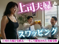 「本当に後悔しない？」上司の夫婦と宅飲み・・・そこから提案された夫婦交換 【d_587009】