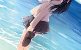 fig_0002295 フタマタ恋愛 学生時代、海で出会う F6キャンバスアート