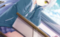 fig_0002296 フタマタ恋愛 新年度の新しい教室で宮子と F6キャンバスアート