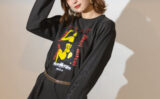 fig_0002439 【美谷朱里】 ザ・森東コラボ オリジナルロングTシャツ ダークグレー サイズL
