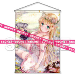fig_0002460 TwinBox描き下ろし 稲垣みなみの花とニャン×2 X-RATEDタペストリー