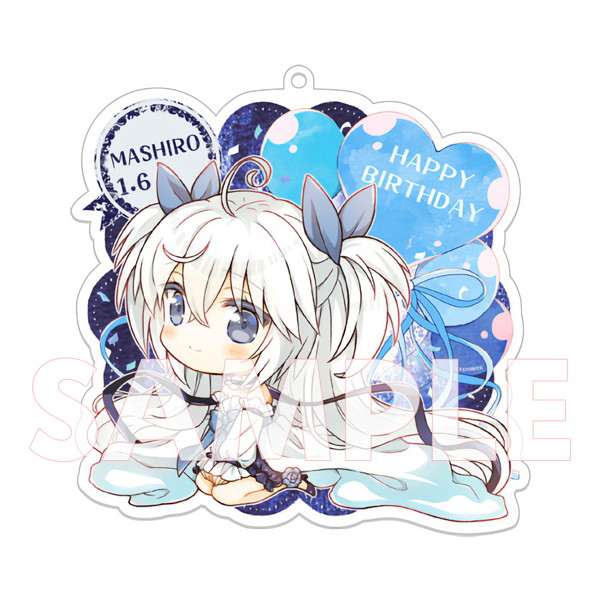 fig_25022117262511 【受注限定生産】さくら、もゆ。 ハッピーバースディ☆キーホルダー ましろ