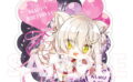 fig_2502211726257 【受注限定生産】さくら、もゆ。 ハッピーバースディ☆キーホルダー クロ