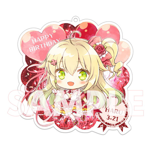 fig_2502211726258 【受注限定生産】さくら、もゆ。 ハッピーバースディ☆キーホルダー ハル