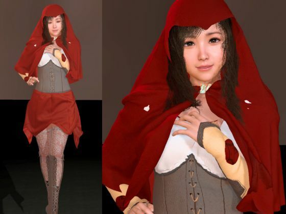 【3D動画】イケメン狼と赤ずきんちゃんは発情期!満月の夜にこっそり野外いちゃらぶ 9枚目
