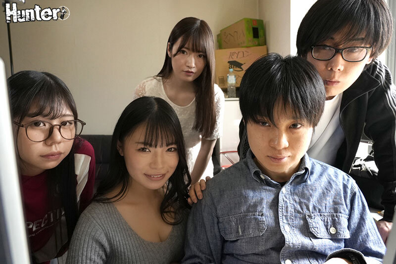 スレンダー巨乳な女子大生ギャルに自主制作AVを作らないかと巻き込まれてしまった僕。 佐々木かんな 鳥楽ひな 上坂めい 1枚目