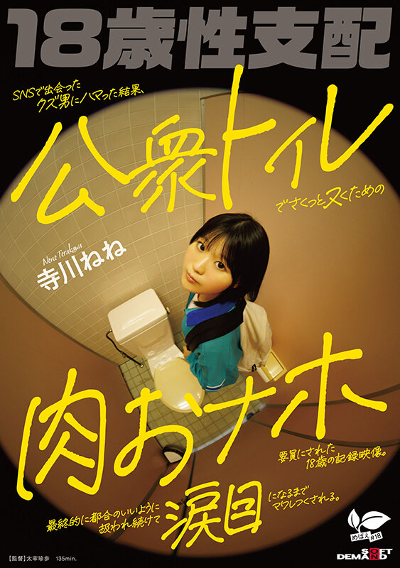 SNSで出会ったクズ男にハマった結果、公衆トイレでさくっとヌくための肉おナホ要員にされた18歳の記録映像。最終的に都合のいいように扱われ続けて涙目になるまでマワしつくされる。 寺川ねね 1枚目