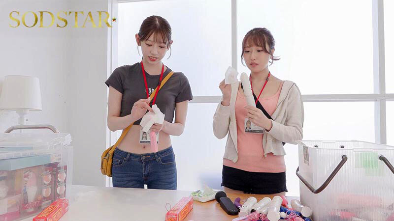 同期のSODSTAR新人天神羽衣と一宮るいが1日SOD女子社員 AV撮影の準備や企画会議など業務体験中にデカチンを即ハメされまくり!人生最大の羞恥に赤面しっぱなし! 6枚目