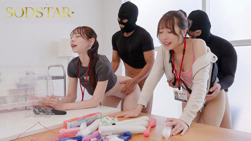 同期のSODSTAR新人天神羽衣と一宮るいが1日SOD女子社員 AV撮影の準備や企画会議など業務体験中にデカチンを即ハメされまくり!人生最大の羞恥に赤面しっぱなし! 7枚目