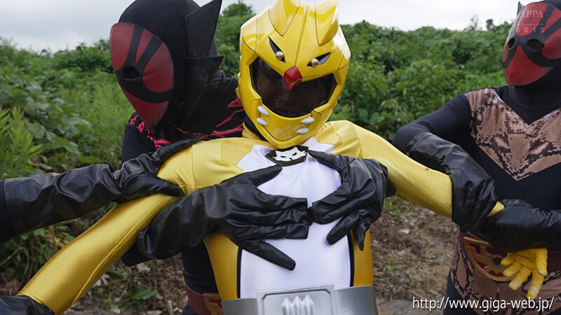 ヒロイン特殊責め 神獣戦隊ビーストレンジャー ビーストイエロー 及川うみ 2枚目