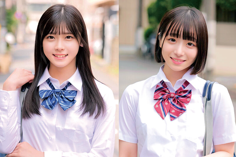 超ニコニコで優しそうな笑顔のバブみある制服少女が挑戦!?おっぱいチューチュー吸わせておち○ぽをよちよち甘やかし射精させる授乳手コキ&連続中出し筆下ろしSEX みこちゃん あかりちゃん 1枚目