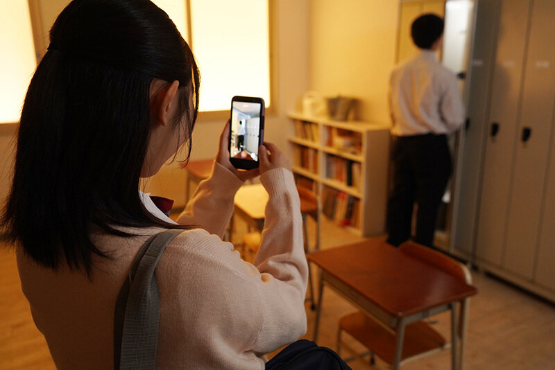 【VR】憧れの生徒会長の裏の顔は痴女JK ロッカー物色してブルマの匂いを嗅いでシコってたら本人に見つかり弱みを握られたボクは激狭空間で何もかも忘れて中出しSEXしまくった試験直前の放課後 山下紗和【8K】 3枚目