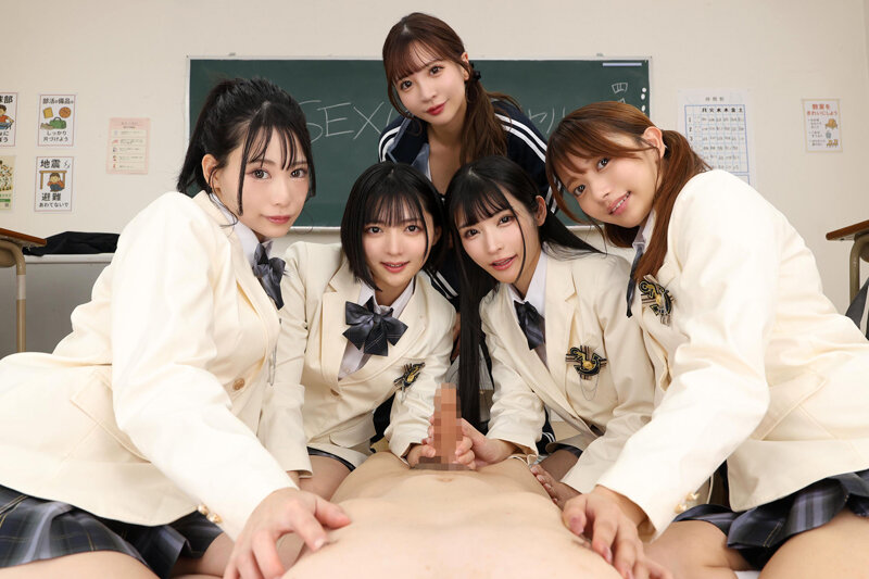 【VR】【KMPVR-彩-1,000タイトル突破記念版】果てたら負け!何度射精してもクラスの女子が目の色を変えて僕をイカせまくる学園SEXバトルロワイヤル 5枚目