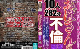 おばさんの不倫願望 10人282分