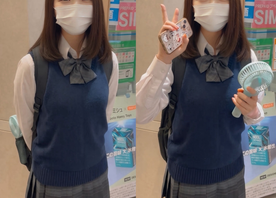 【本編完全顔出しプレミアム解禁】アイドル級フェイス×Fカップ18才。超無垢な真っピンク膣内へ濃厚大量中出し