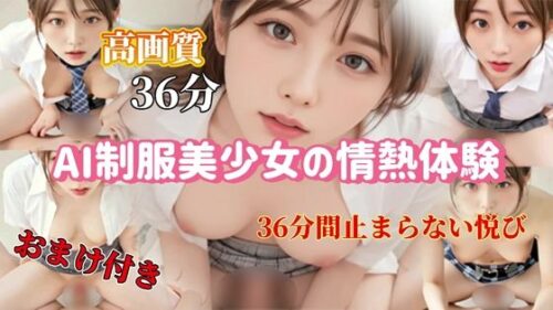 d_771808 AI制服美少女の情熱体験 – 36分間止まらない悦び