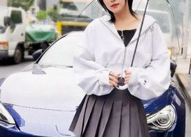 【アパレル店員・８６**】Aカップ★スレンダー体型の車好き美女。ドライブデートから中出しのプライベート撮影。※高画質原盤送付※