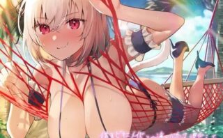 d_234917 猫耳ビキニメイドとの海のバカンス濃密えっち【フォーリーサウンド】
