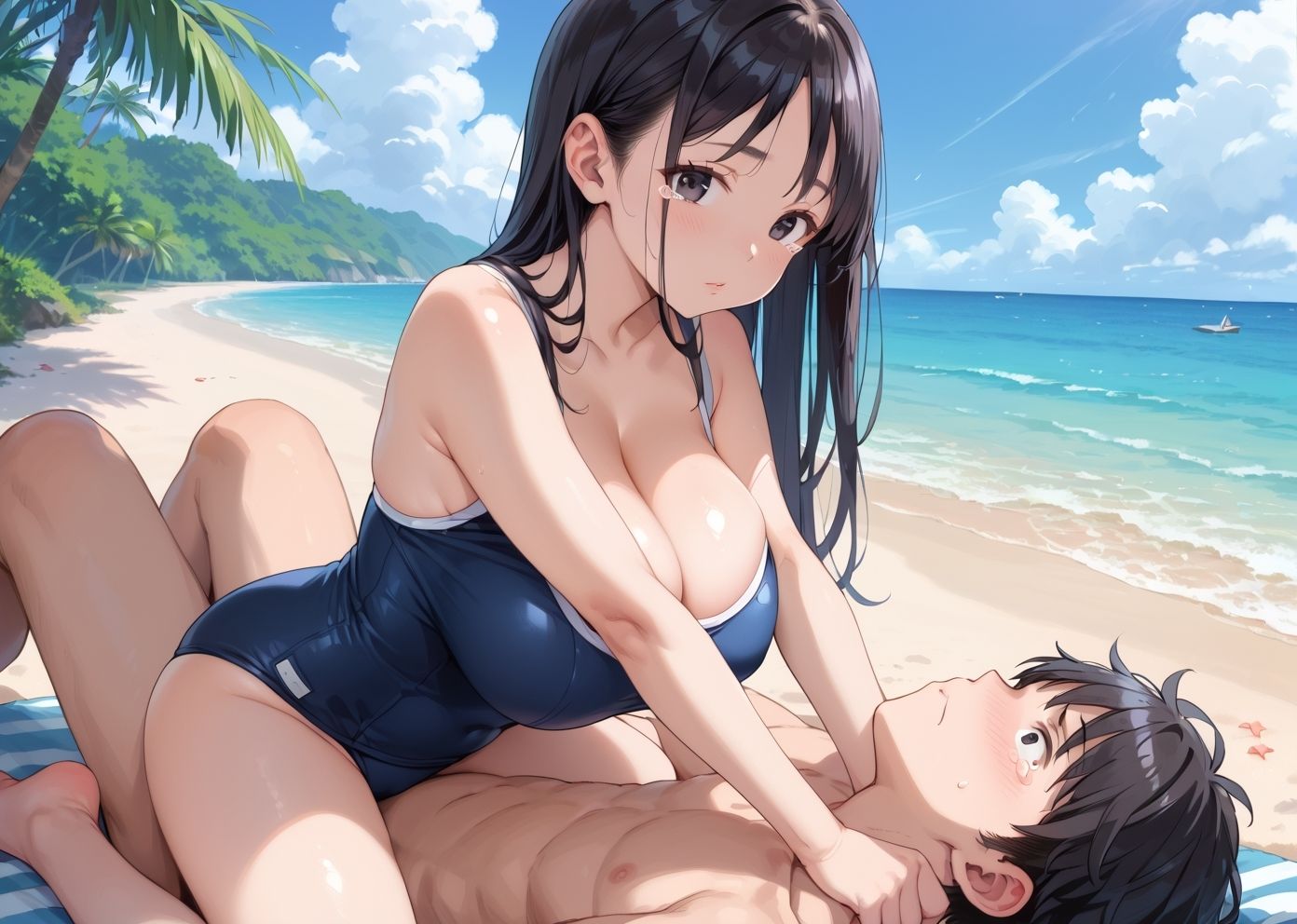 スク水えちえち委員長。CG画像集6 6枚目