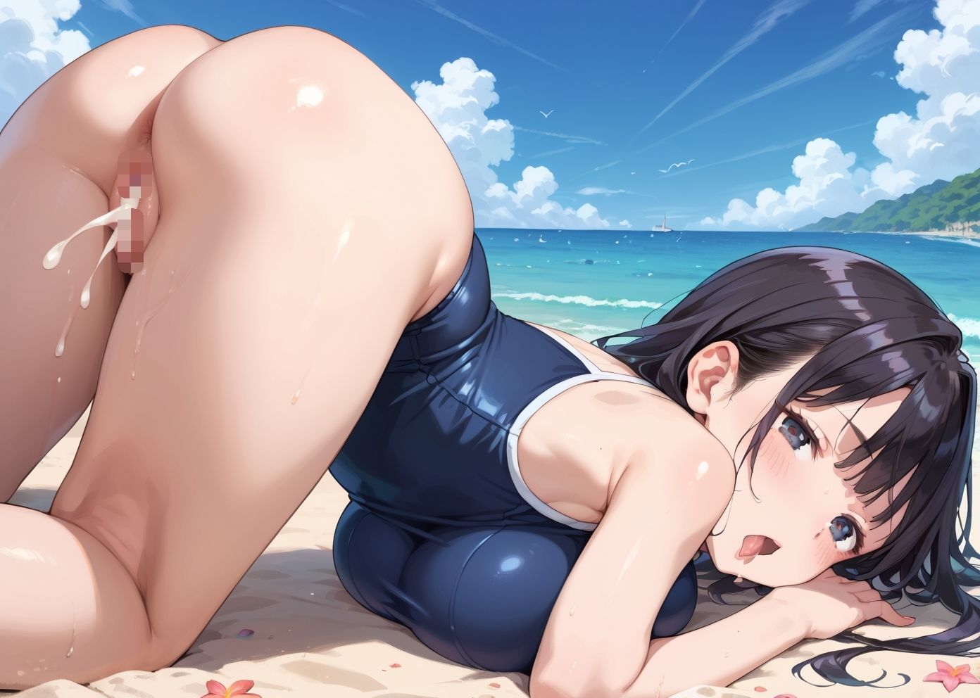 スク水えちえち委員長。CG画像集6 8枚目