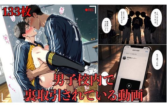 男子校内で裏取引されている動画d_812928